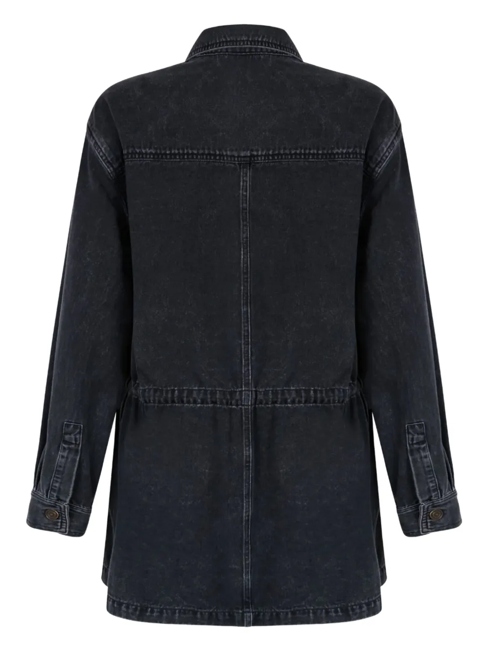 Isabel Marant Button-fastening Cotton Denim Jacket In Black