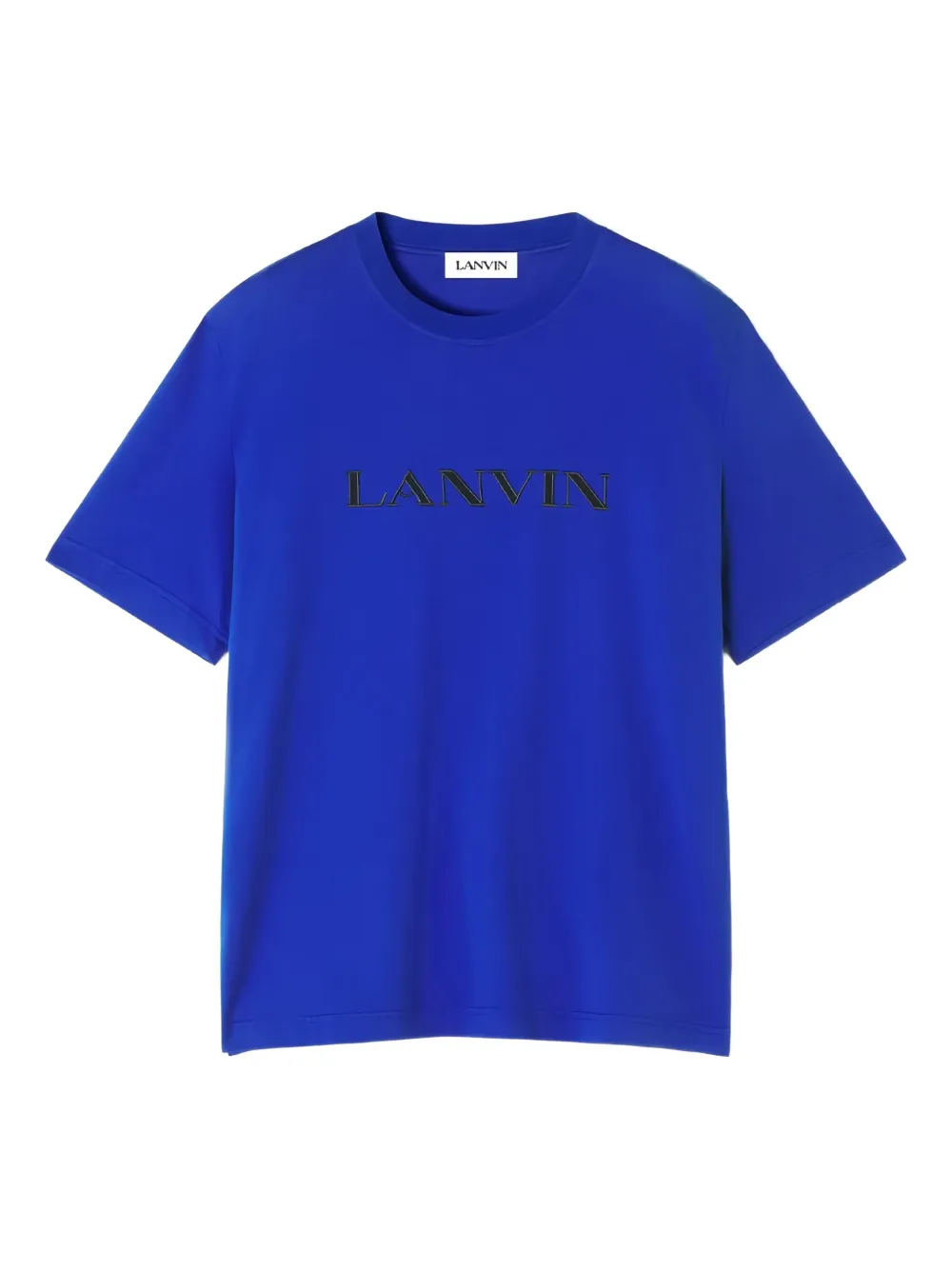 Lanvin logo-embroidered T-shirt | Blue | Image 1