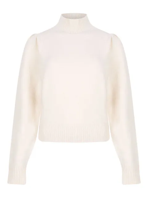 MARANT ÉTOILE high-neck puff-sleeve sweater