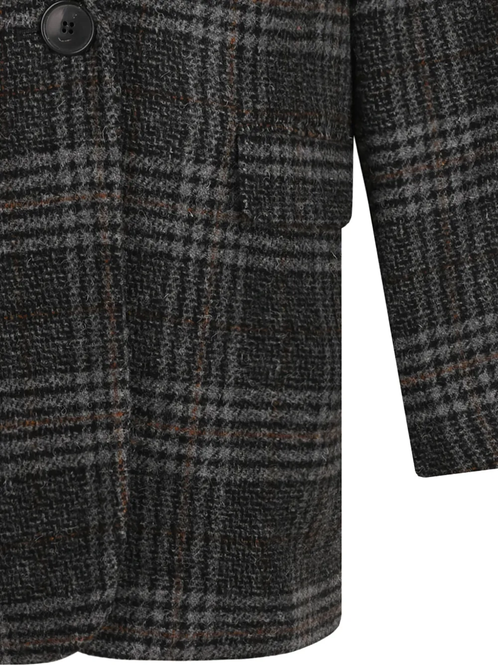 ISABEL MARANT Geruite jas Grijs