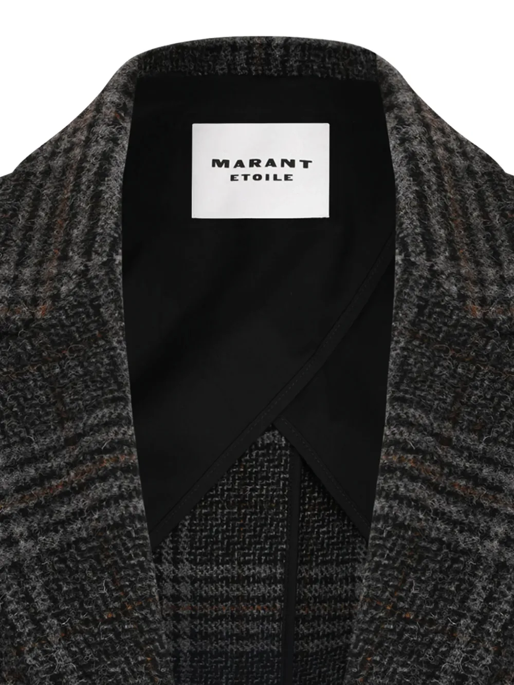 ISABEL MARANT Geruite jas Grijs