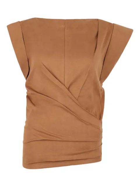 ISABEL MARANT draped cotton top