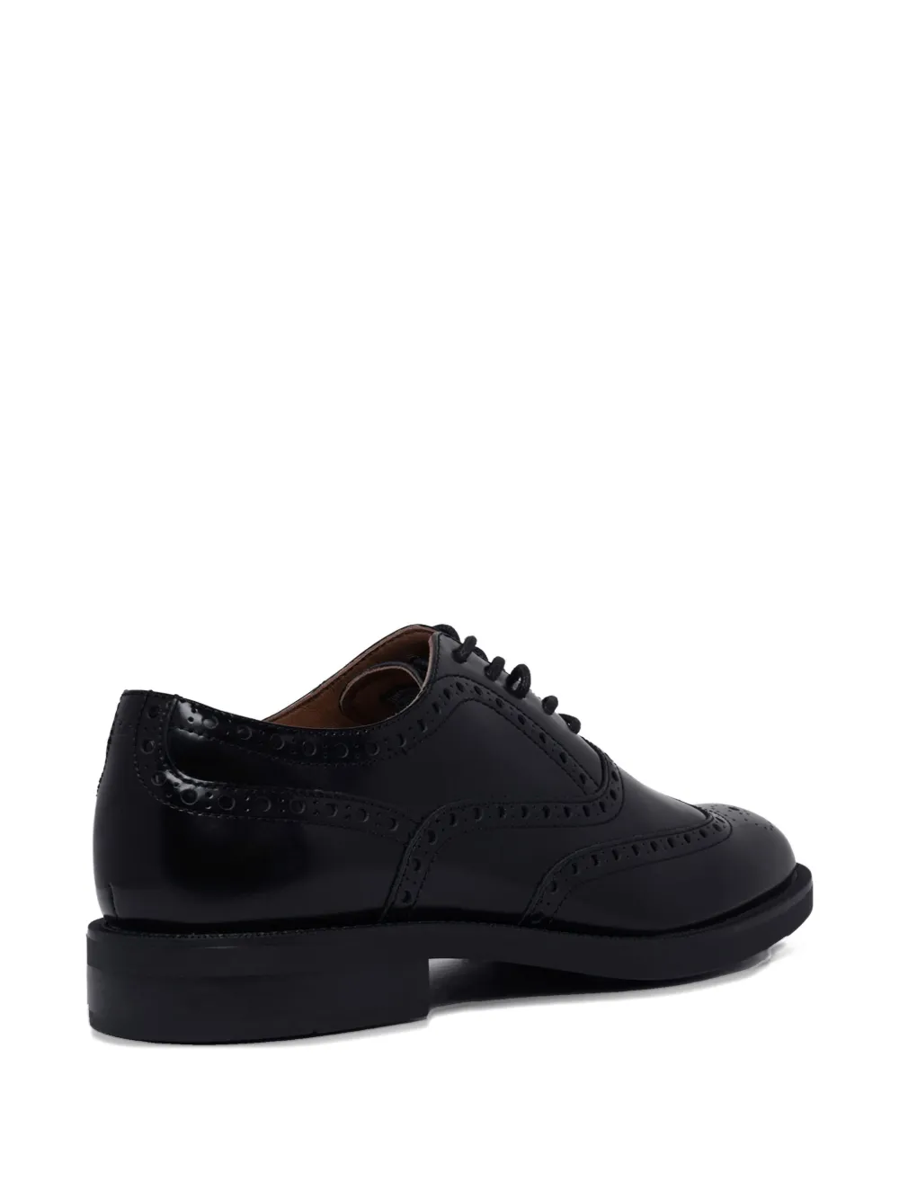 Tommy Hilfiger Perforated-detail Oxford Shoes In Black