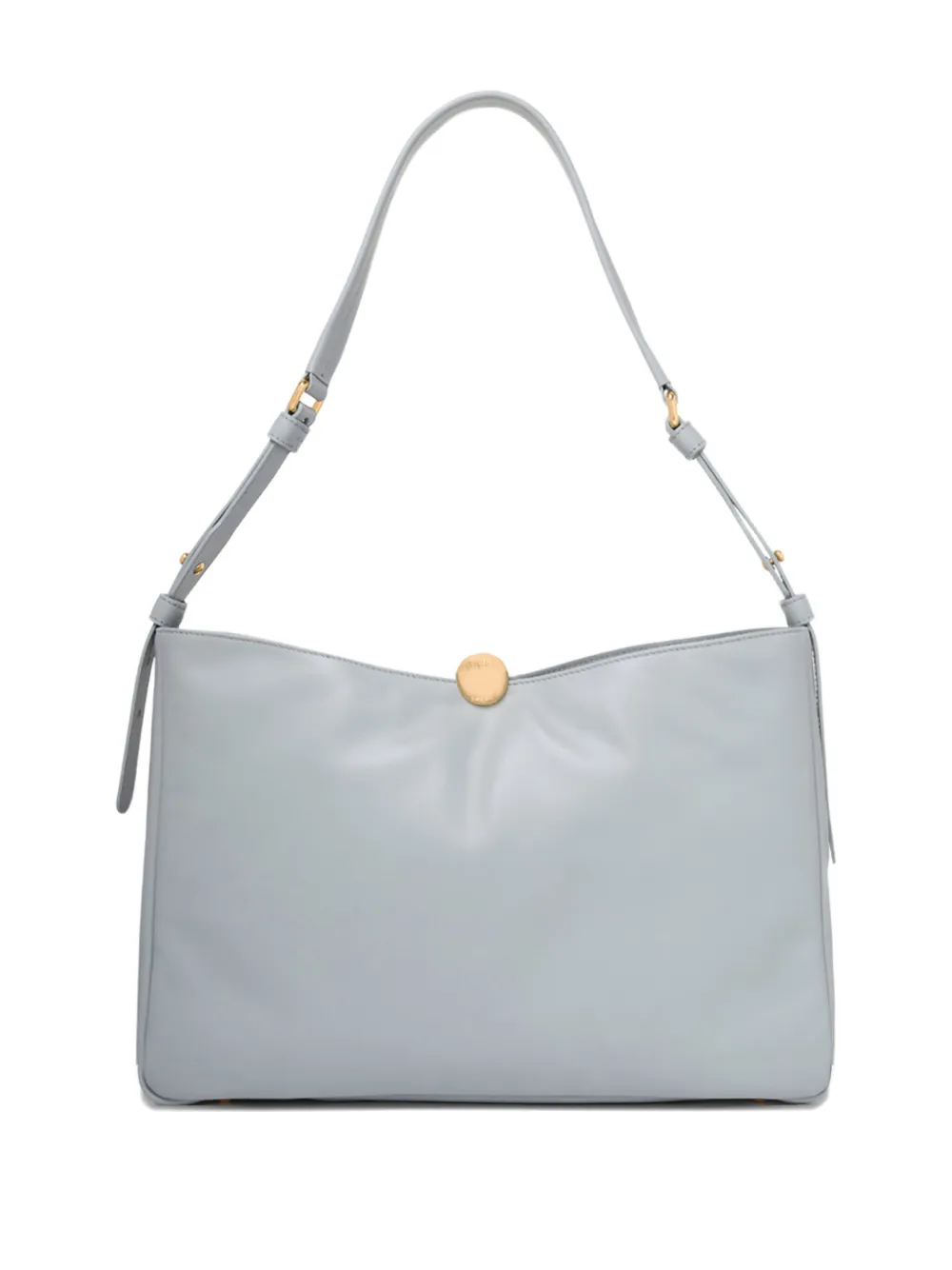 Furla Sfera Soft medium schoudertas met knoopsluiting Blauw