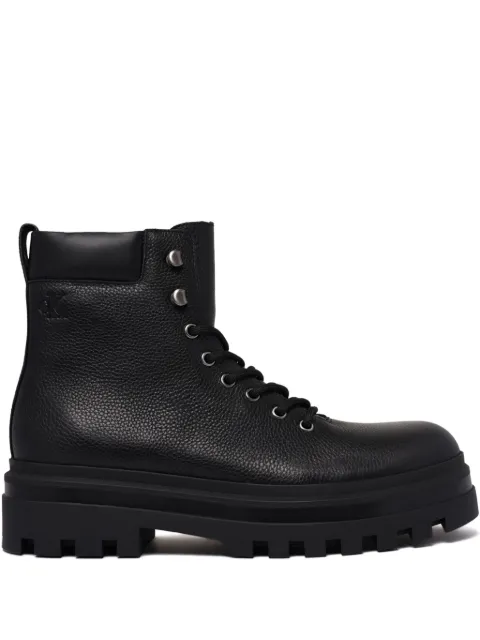 Calvin Klein lace-up leather boots
