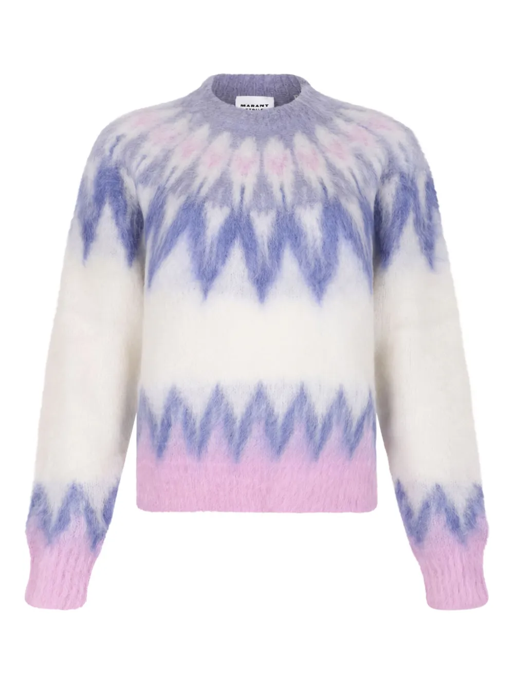 ISABEL MARANT fairisle-pattern sweater | White | Image 1