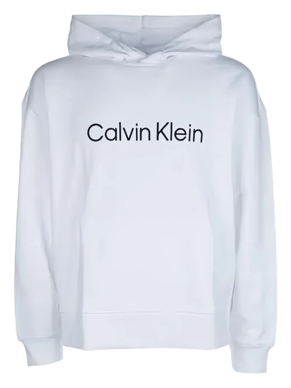 Calvin Klein Felpa con cappuccio e logo - Bianco