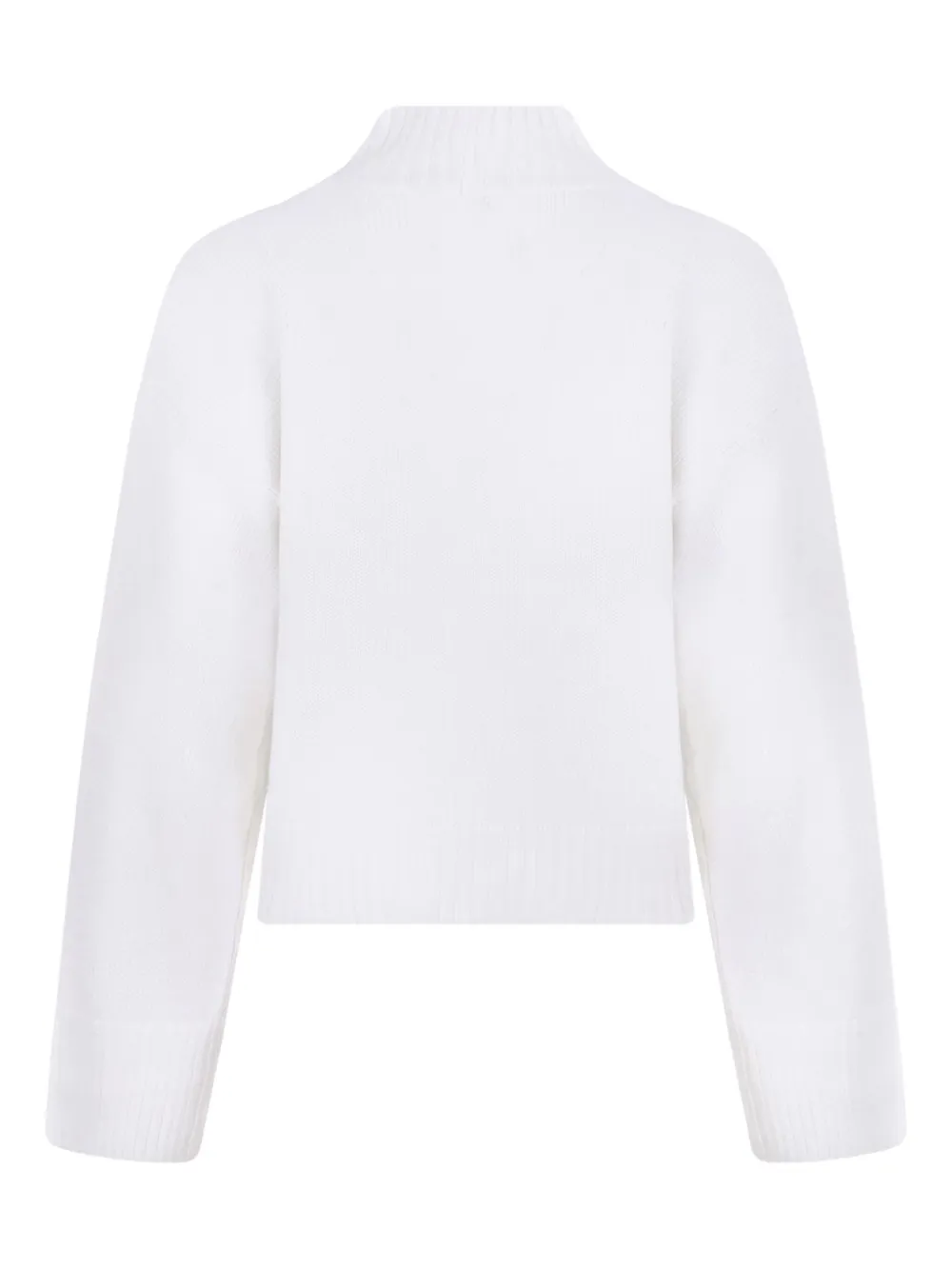 Fabiana Filippi Funnel-neck Sweater In White