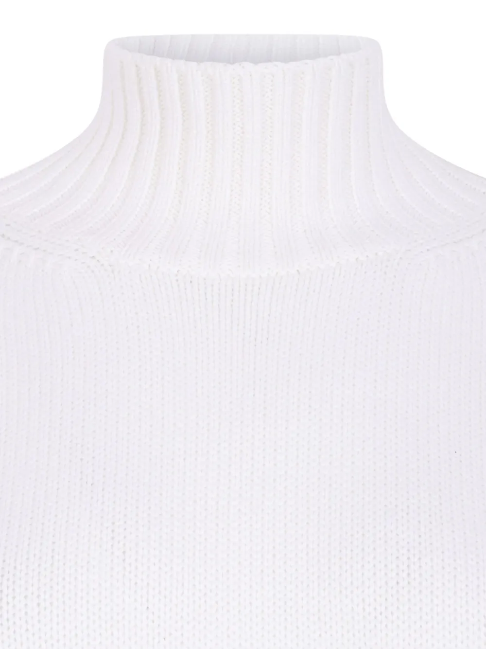 Fabiana Filippi Funnel-neck Sweater In White