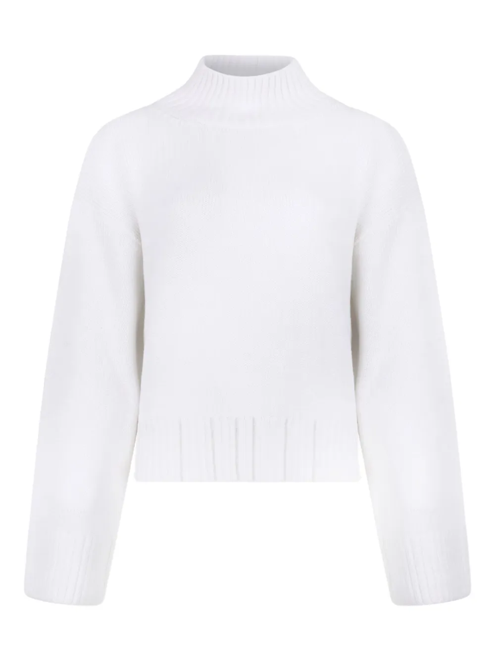 Fabiana Filippi Funnel-neck Sweater In White