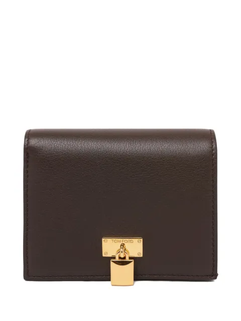 TOM FORD Carteira de couro com cadeado