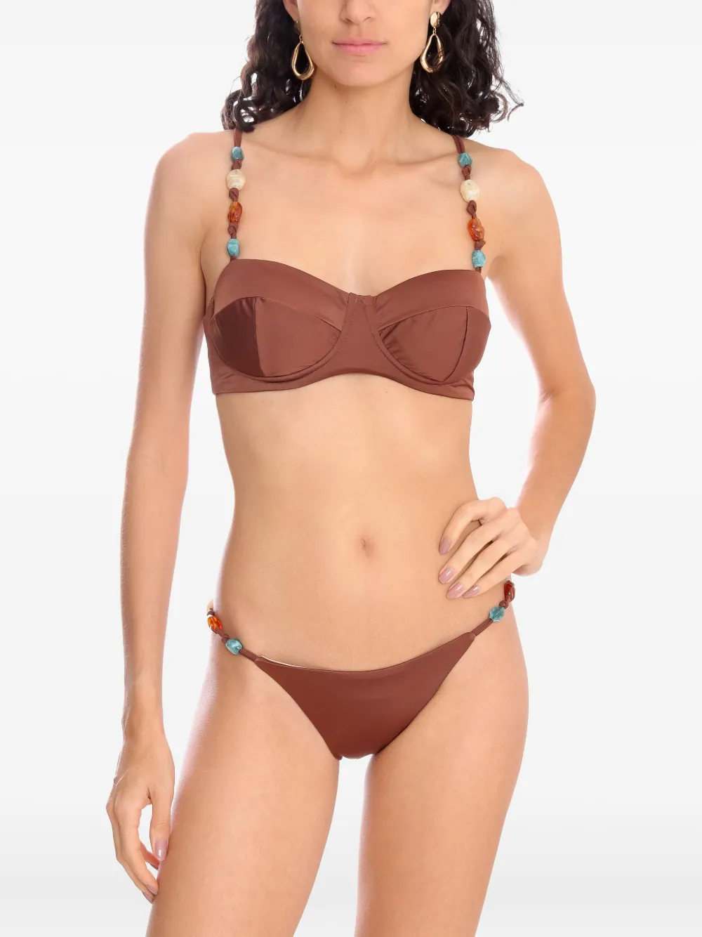 Brigitte Eva beaded-strap bikini set | Bikinis | Image 2
