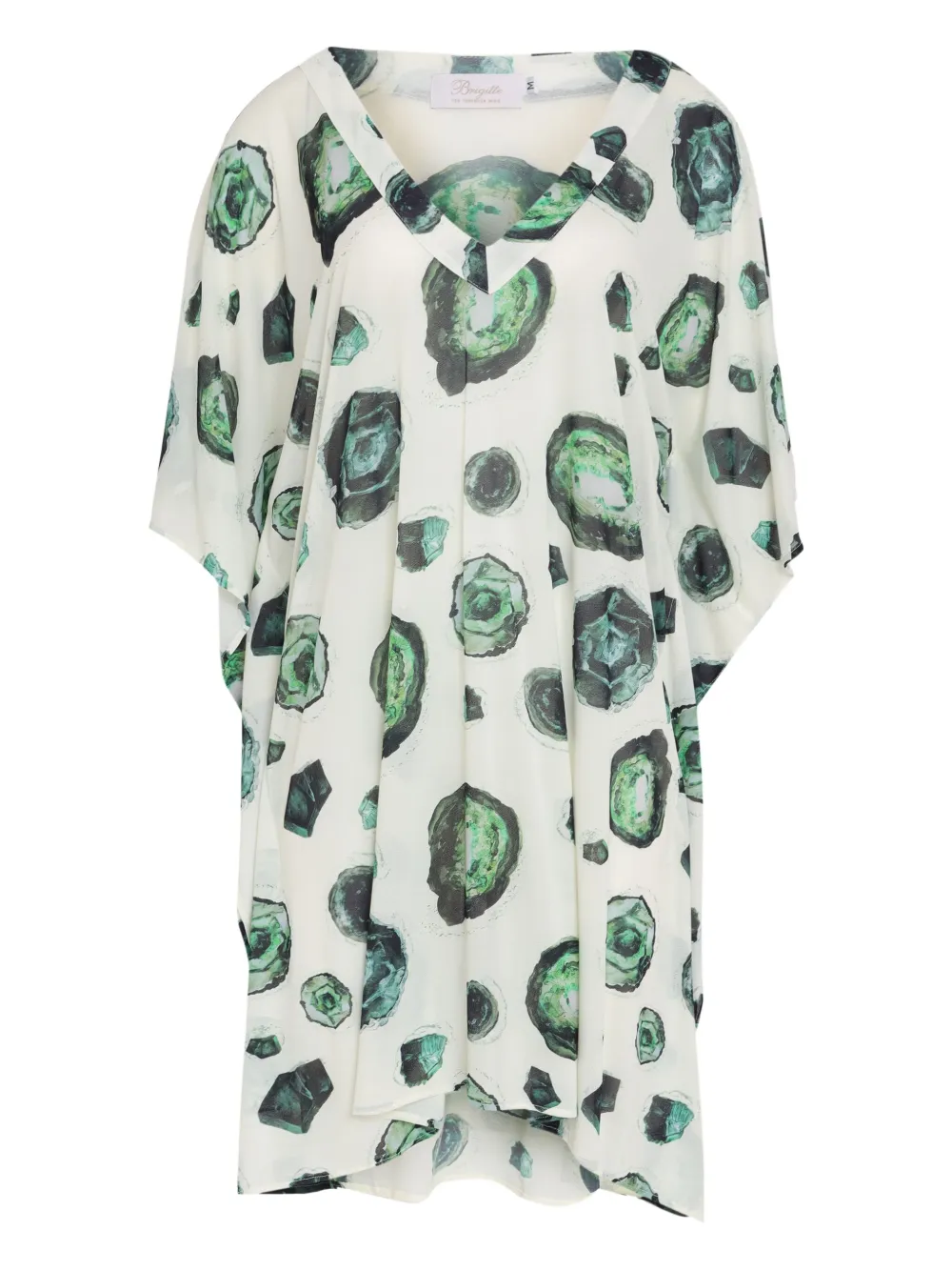 Brigitte Graphic-print Kaftan