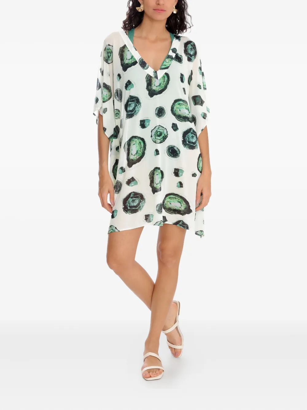 Brigitte graphic-print kaftan | Beach Dresses | Image 2