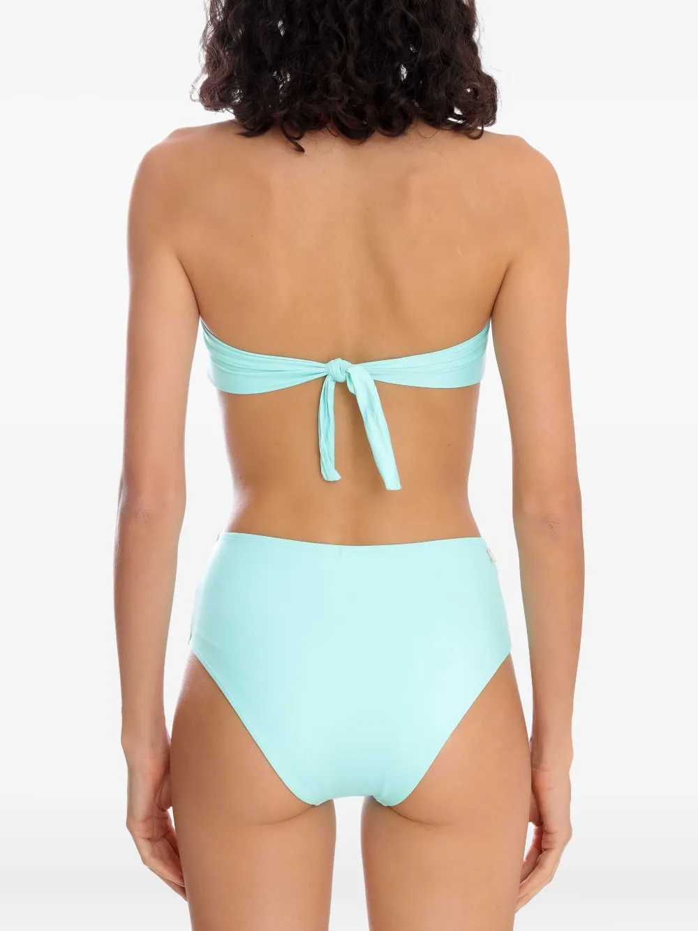 Brigitte Bikini verfraaid met schelpen Blauw