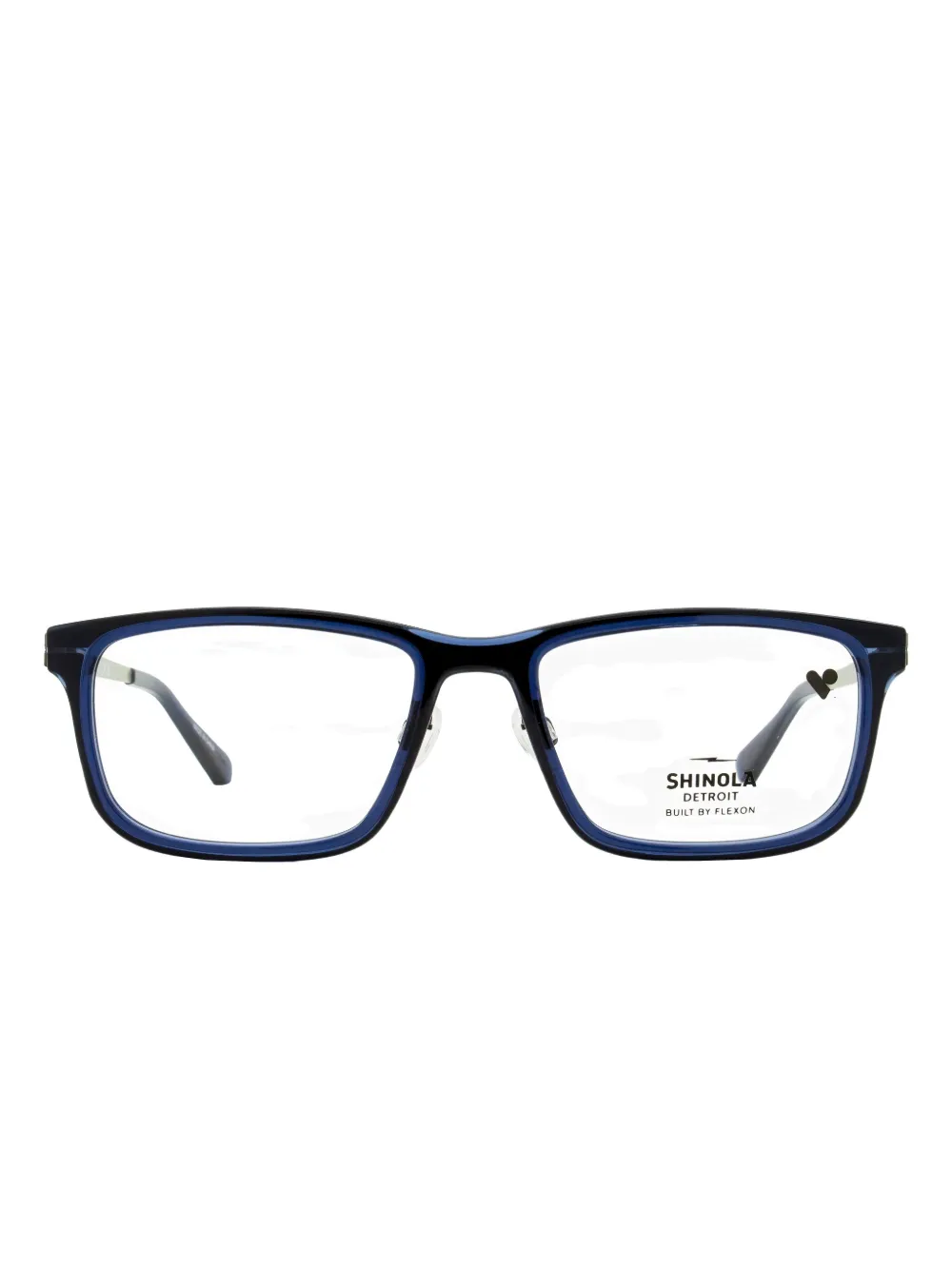 Shinola rectangle-frame glasses | Blue | Image 1