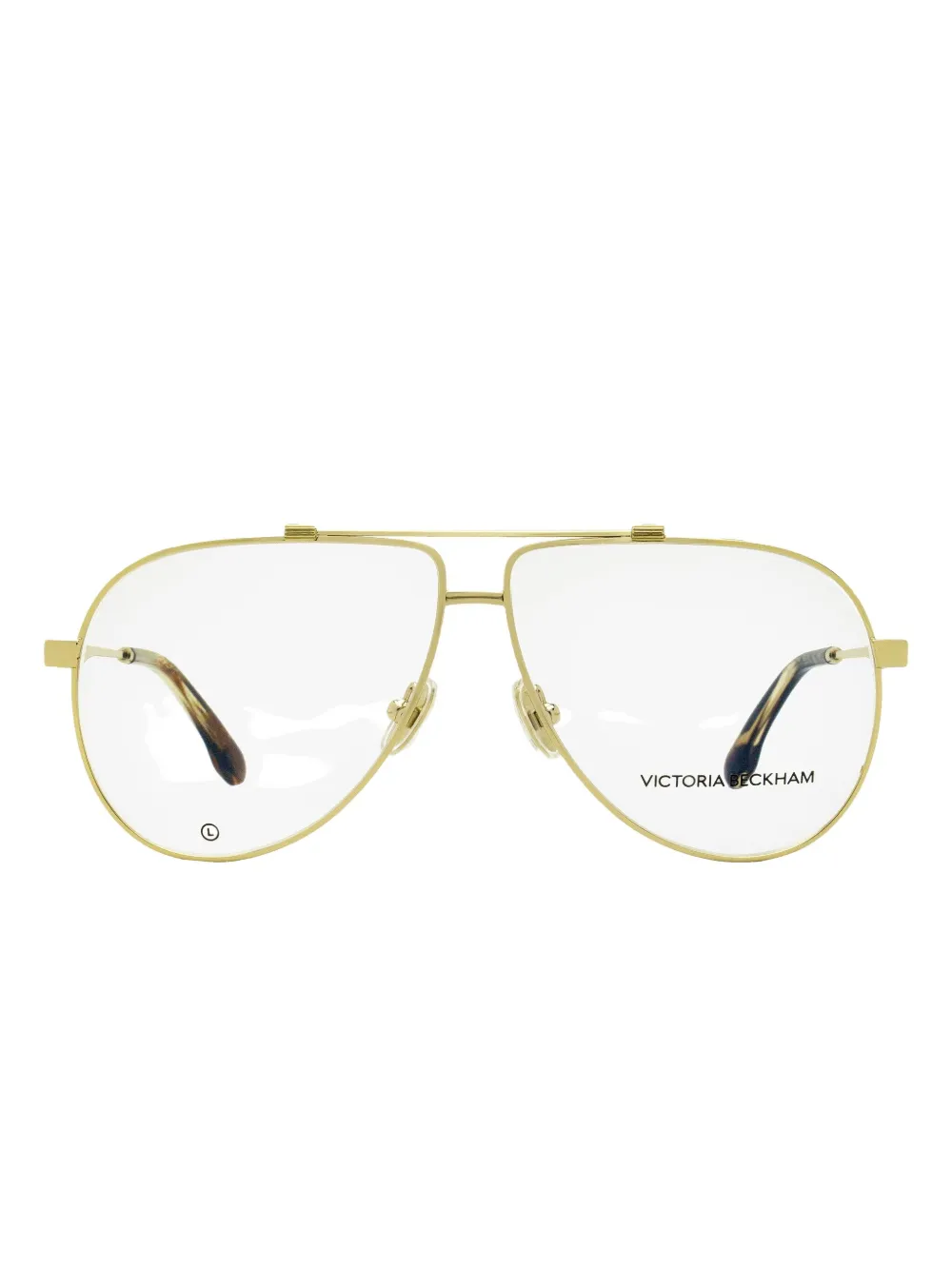 Victoria Beckham Eyewear pilot-frame glasses Goud
