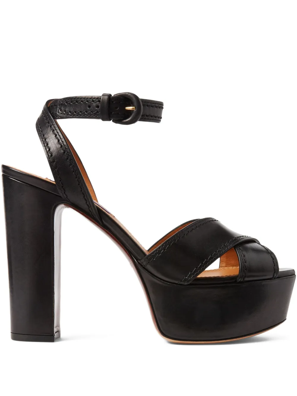 Ralph Lauren Collection 115mm Lakia sandals - Black
