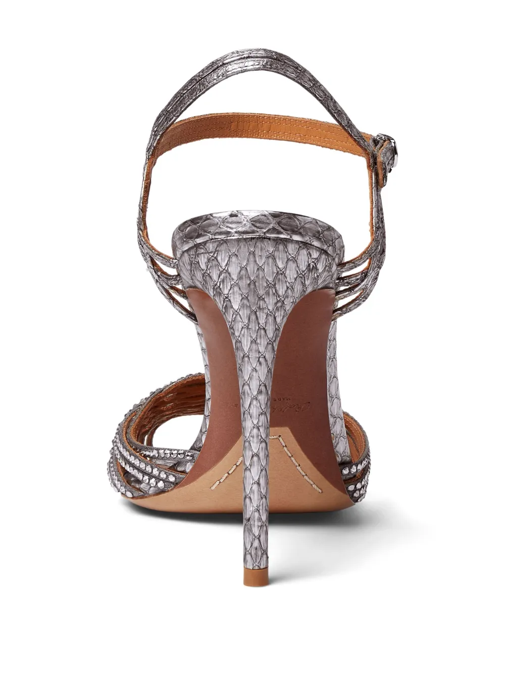 Ralph Lauren Crystal-embellished Sandals In Blue