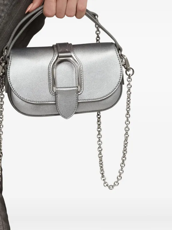 Ralph Lauren Collection Wellington レザーショルダーバッグ 