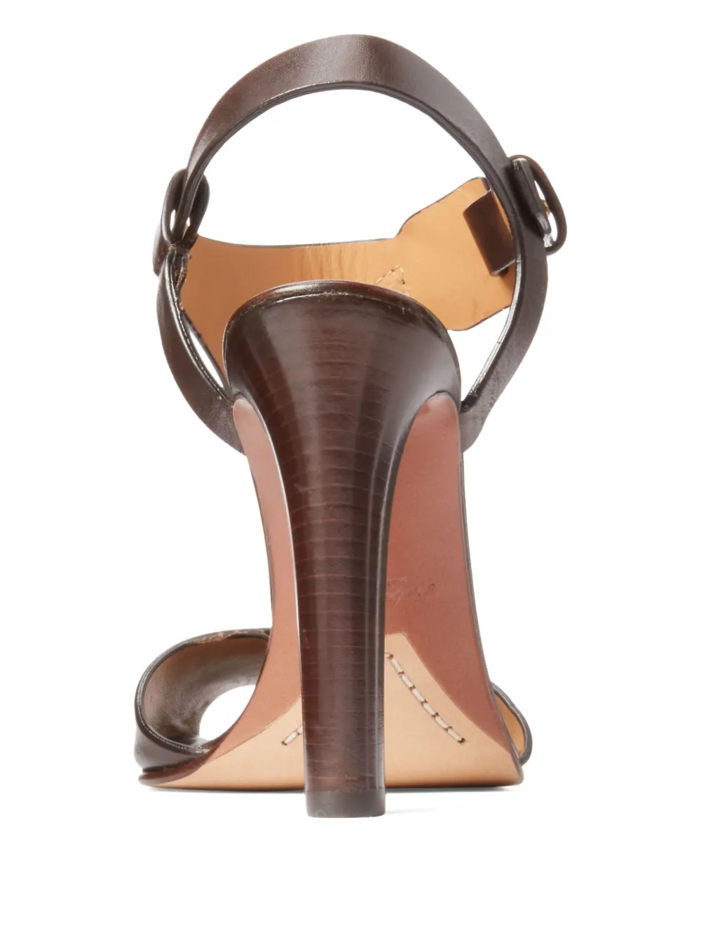 Ralph Lauren Collection 100 mm Emilie sandalen Bruin