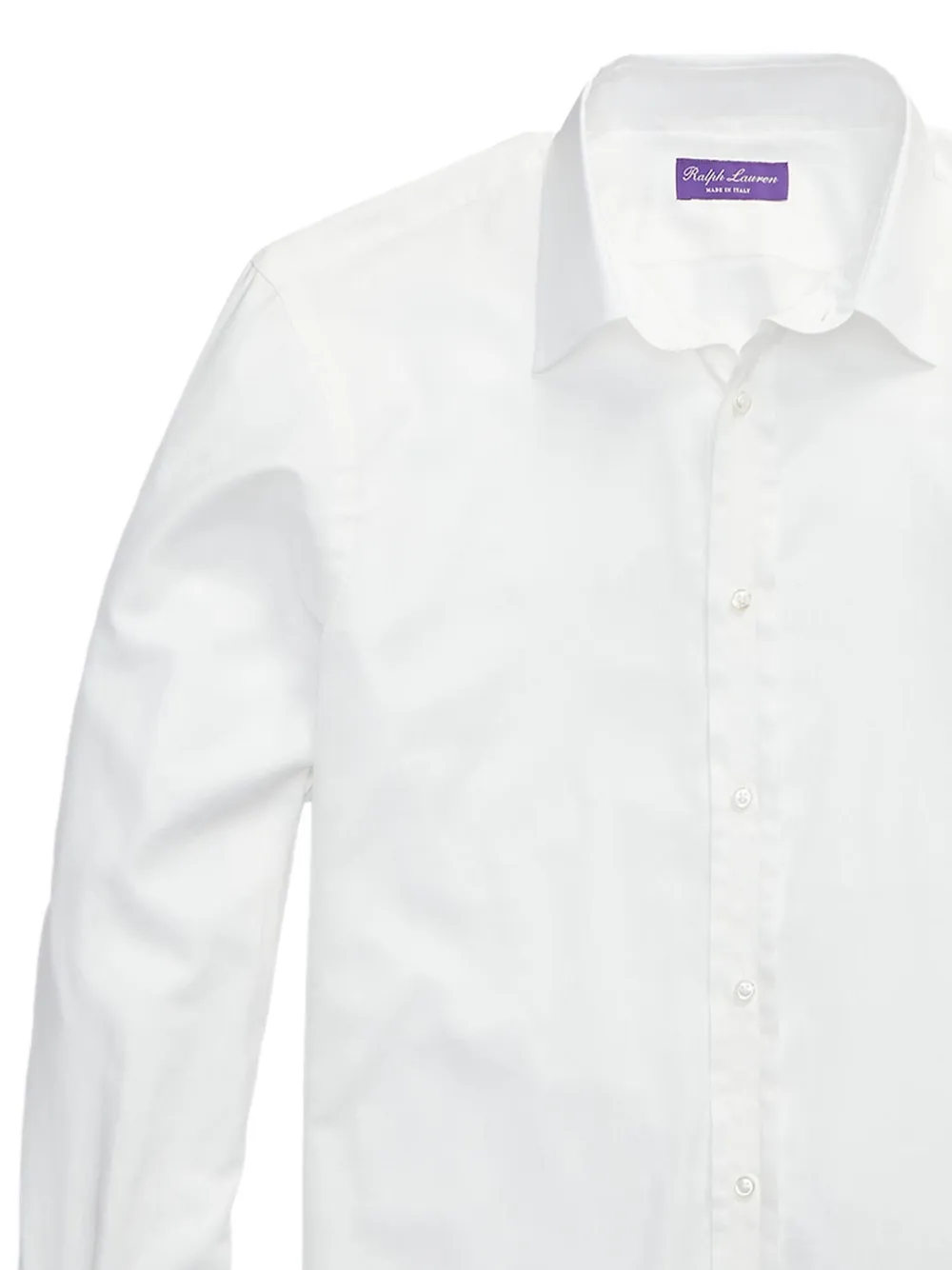 Ralph Lauren Purple Label Katoenen overhemd met lange mouwen Wit