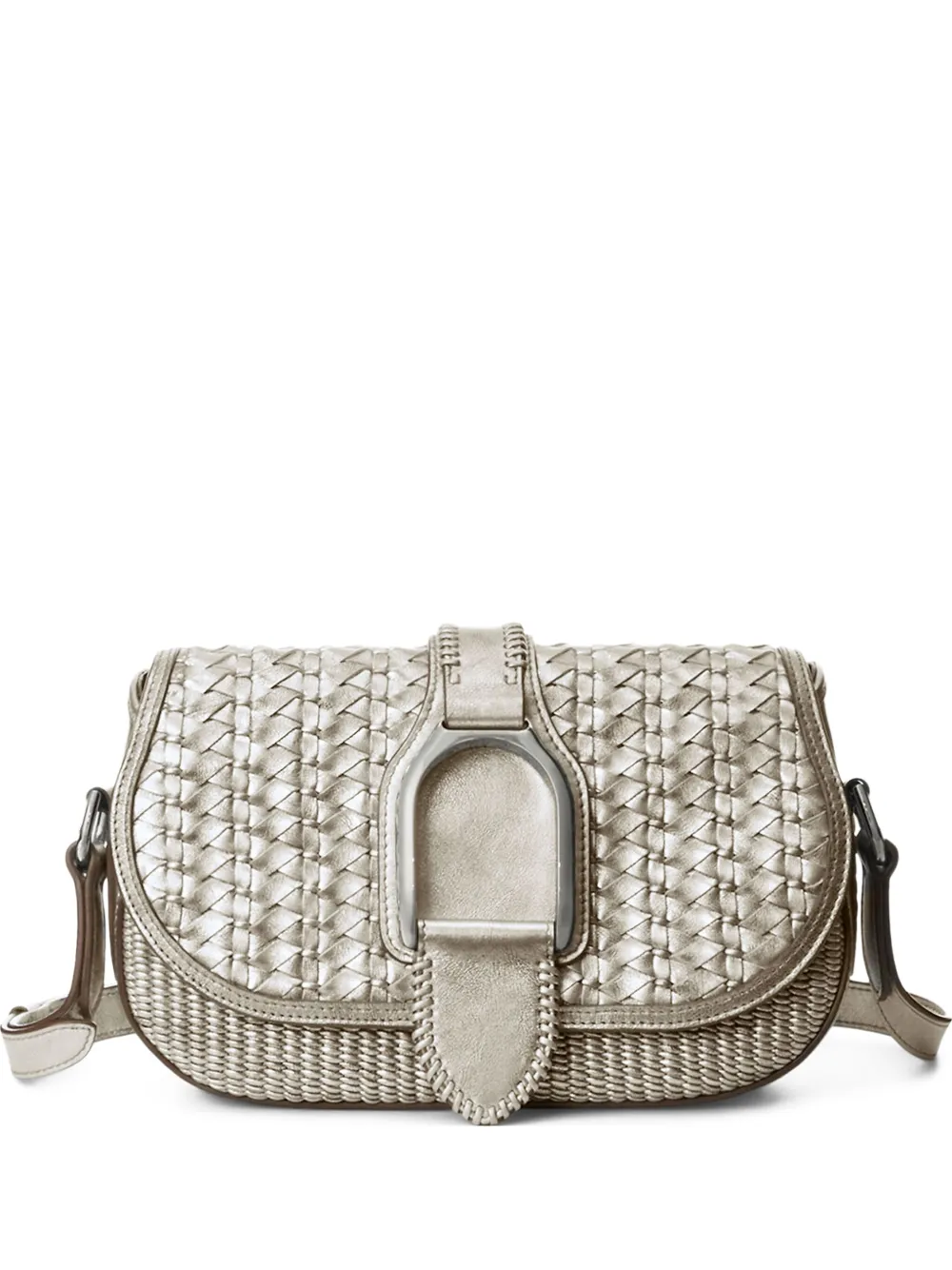 Ralph Lauren Collection Borsa a spalla Wellington - Argento