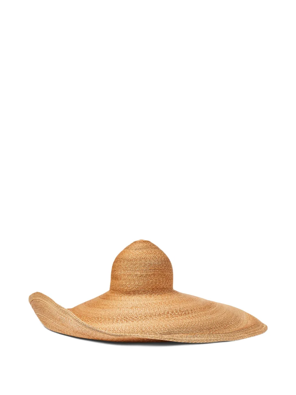 Ralph Lauren Collection Grote rieten zonnehoed Beige
