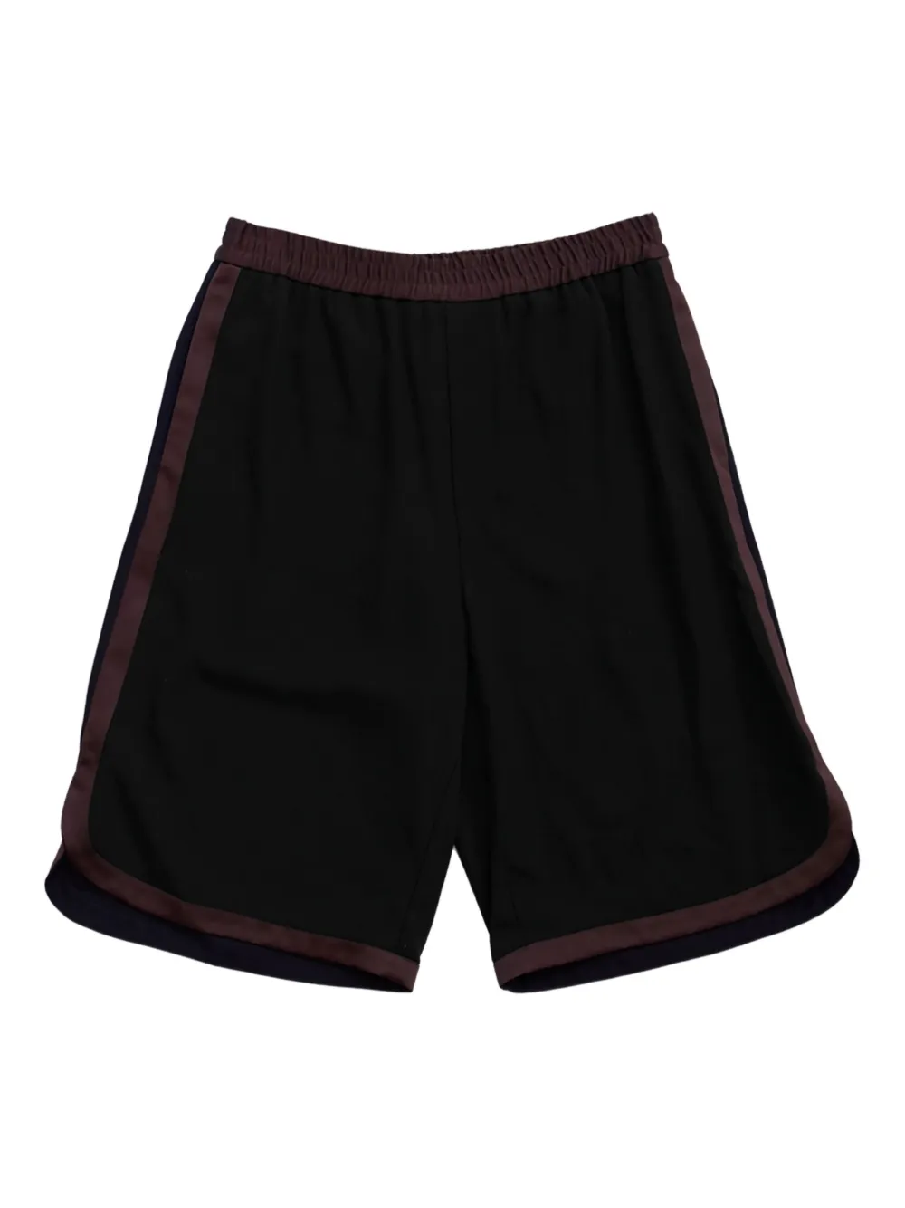 Wales Bonner Ossie elasticated-waist shorts | Black | Image 1