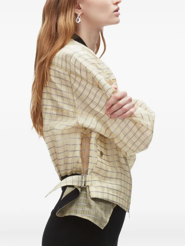 3.1 Phillip Lim チェック ボンバージャケット | ニュートラル