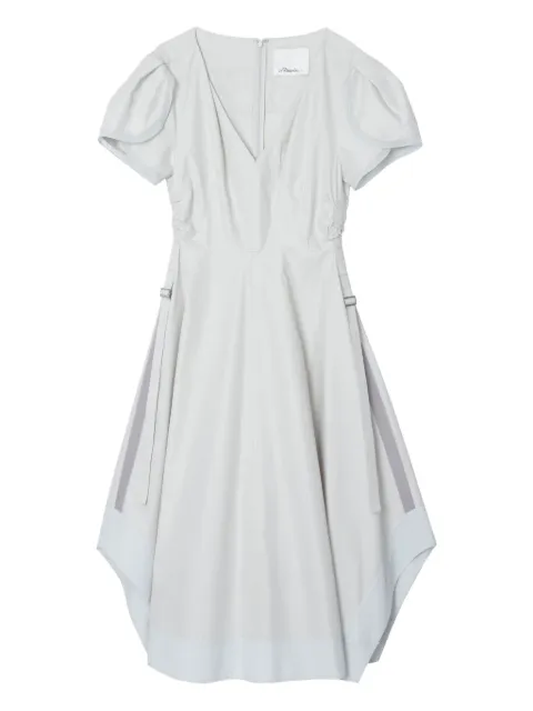 3.1 Phillip Lim 퍼프 소매 비대칭 드레스