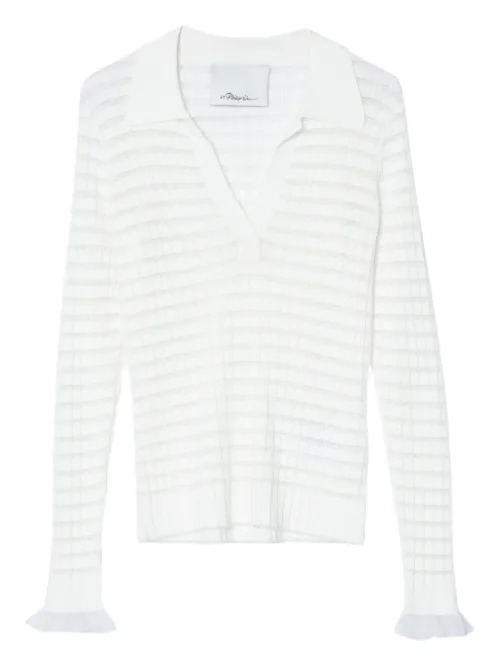 Ribbed-knit polo-neck top - 3.1 Phillip Lim - Modalova