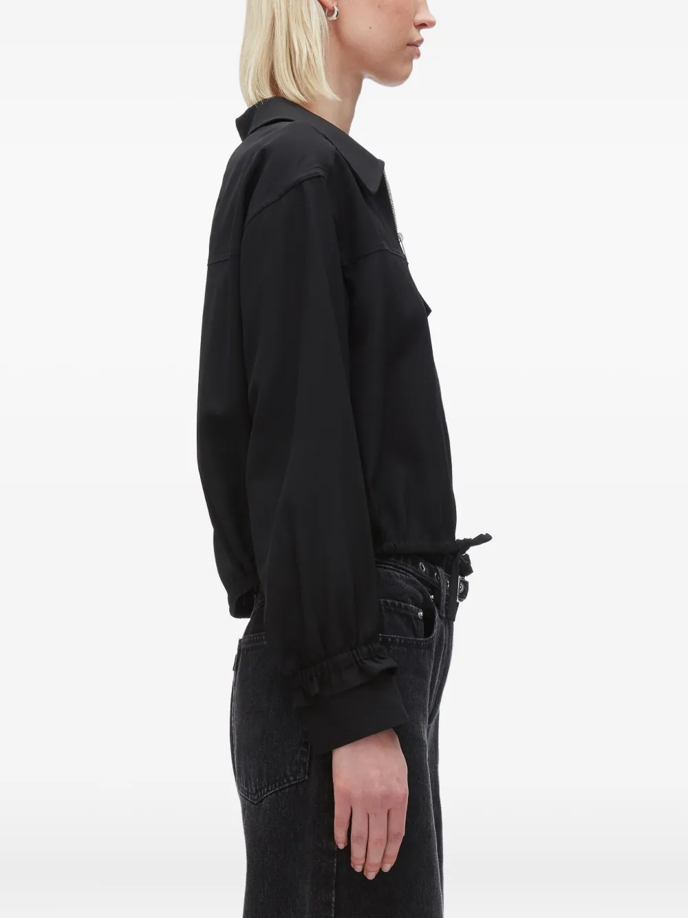 3.1 Phillip Lim zip-fastening blouse Zwart