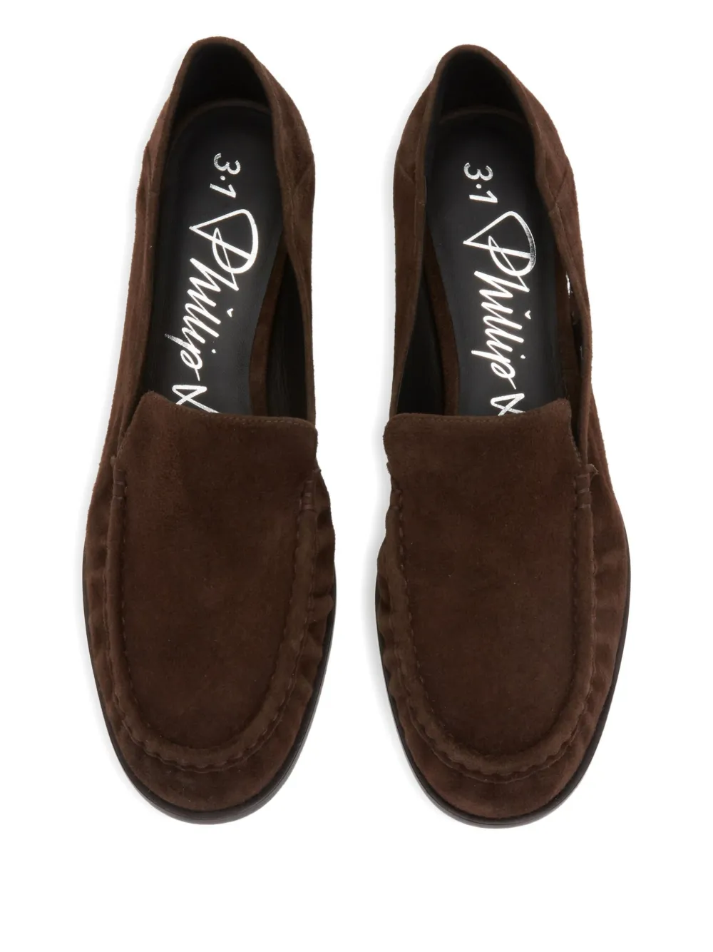 3.1 Phillip Lim 35mm suede loafers Brown