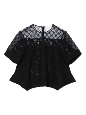 ★ 新品 ★ フィリップリム　半袖トップス 3.1 phillip lim top/半袖シースルートップス