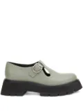 3.1 Phillip Lim buckle T-bar loafers - Green