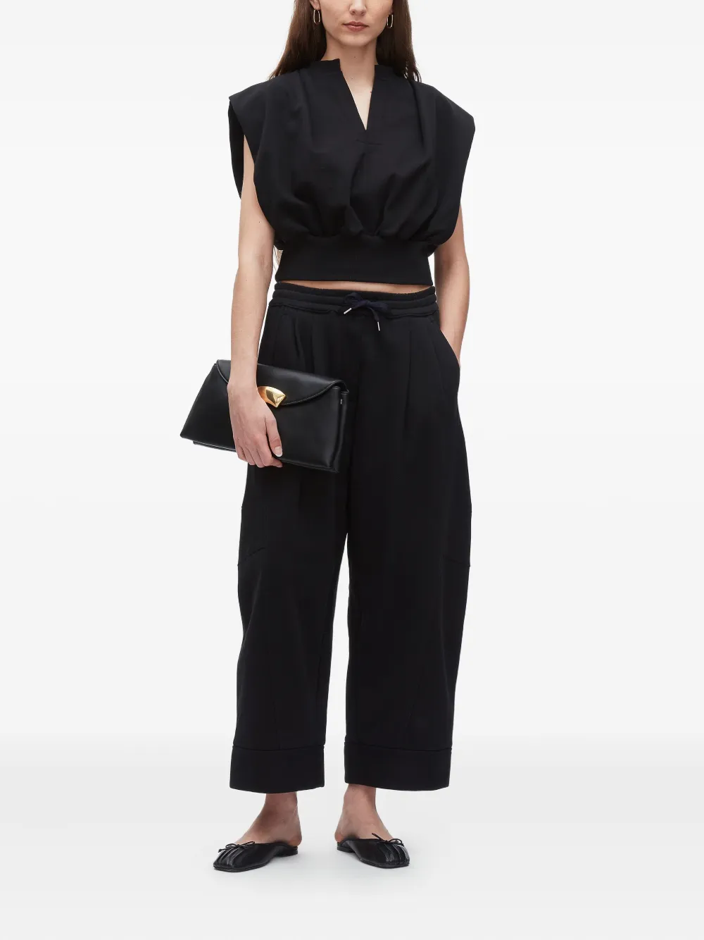 3.1 Phillip Lim pleated pocket trousers Zwart