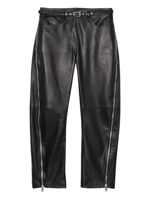 3.1 Phillip Lim zip-detail leather trousers