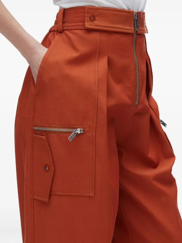 3.1 Phillip Lim タックパンツ | オレンジ | FARFETCH JP
