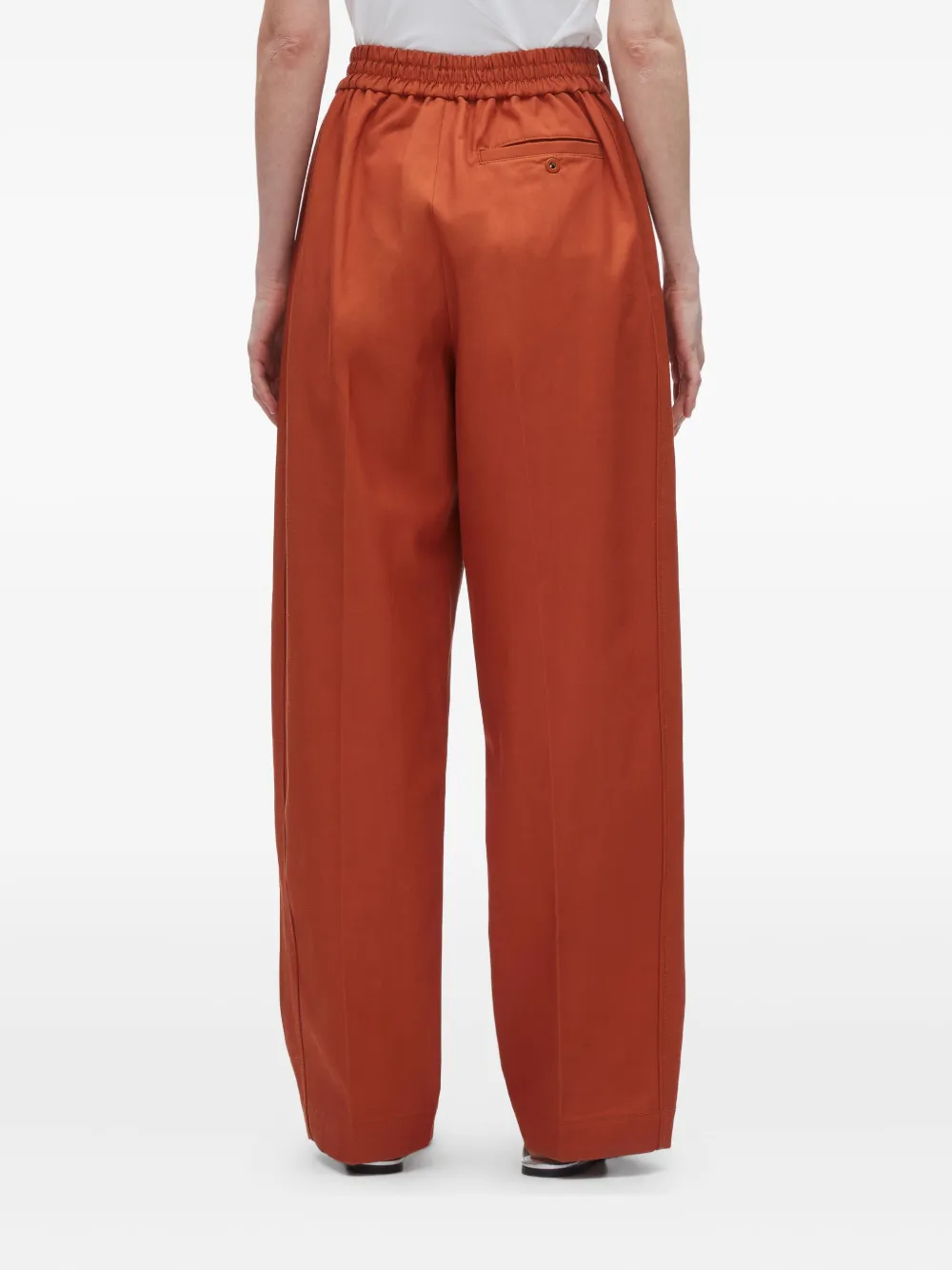 3.1 Phillip Lim pleated zip-fly trousers Oranje