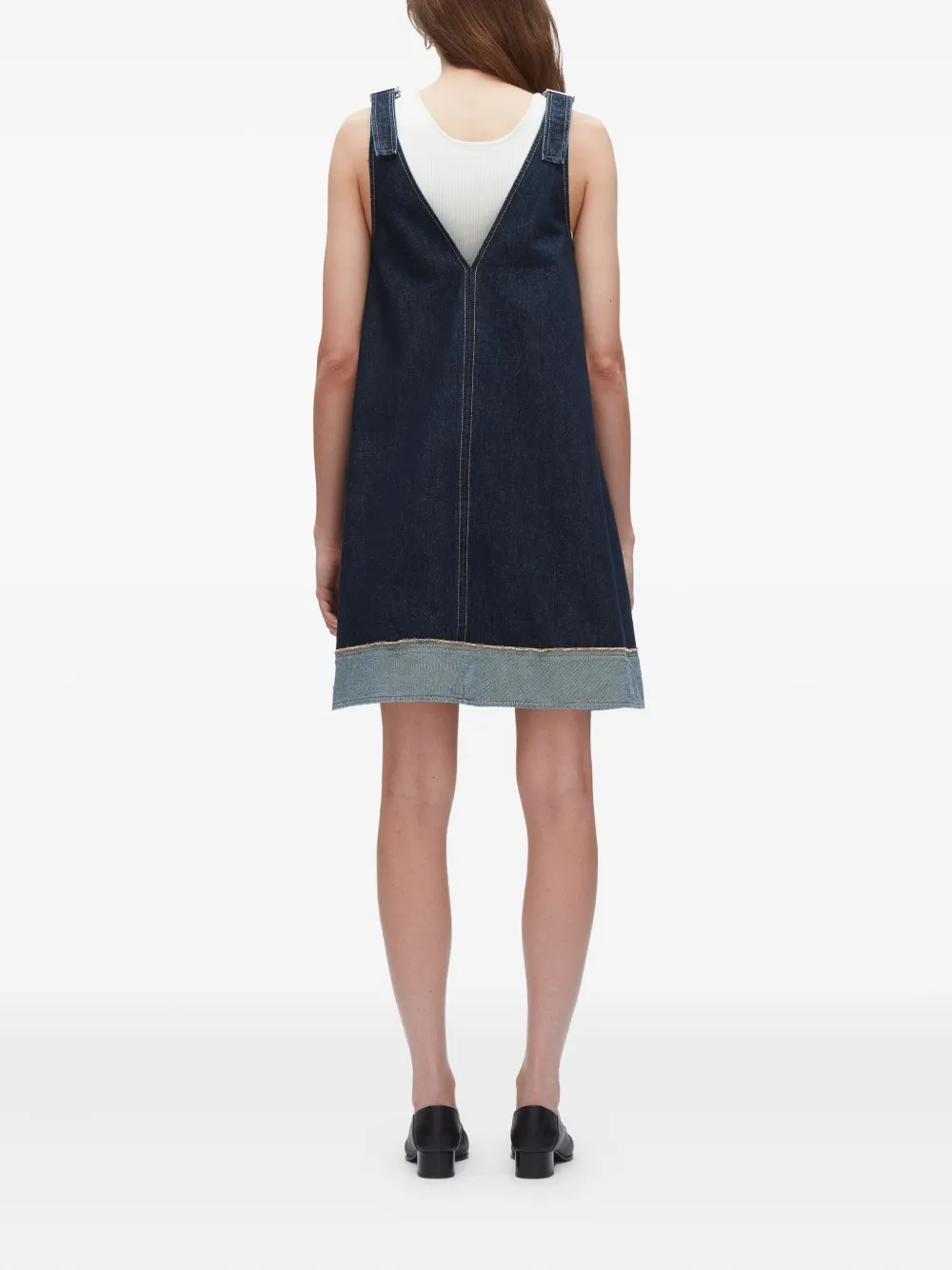 3.1 Phillip Lim Tie-strap Denim Dress In Blue