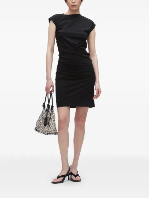 3.1 Phillip Lim vestido drapeado manga corta