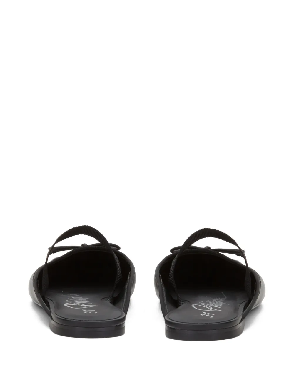 3.1 Phillip Lim elastic-band bow mules Black