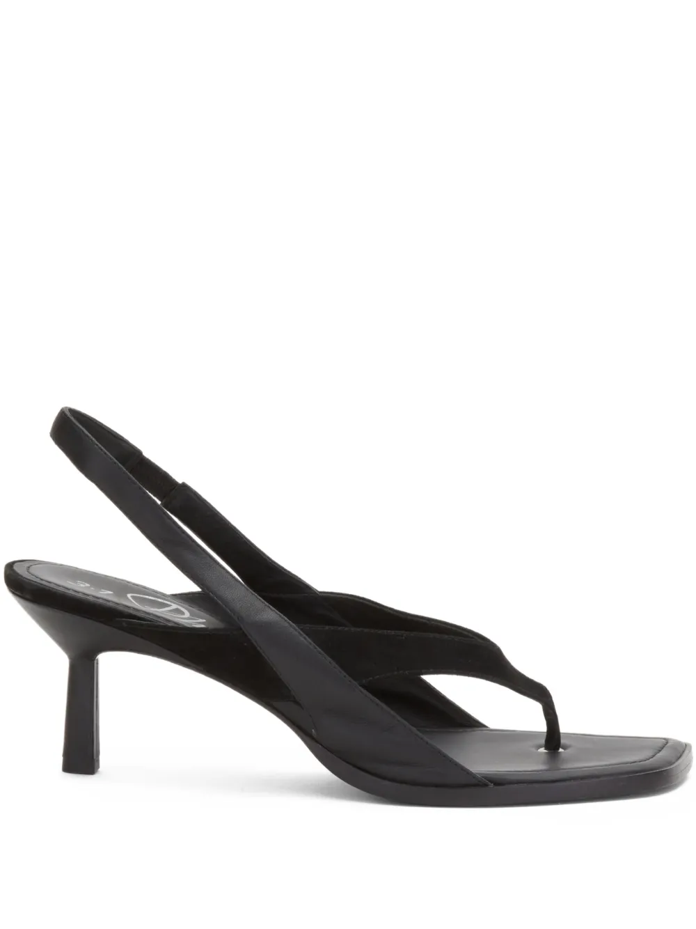 3.1 Phillip Lim 68mm slingback leather sandals Black