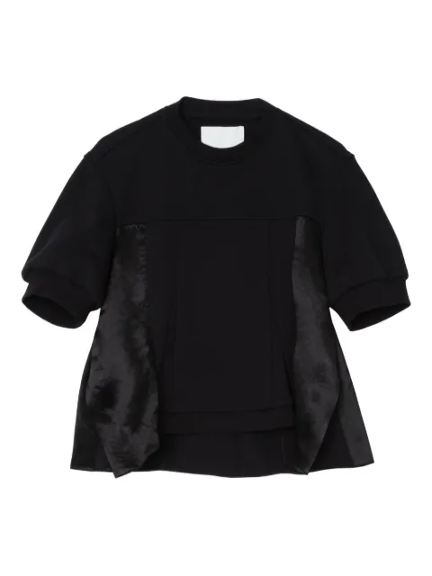 3.1 Phillip Lim panelled puff-sleeve T-shirt