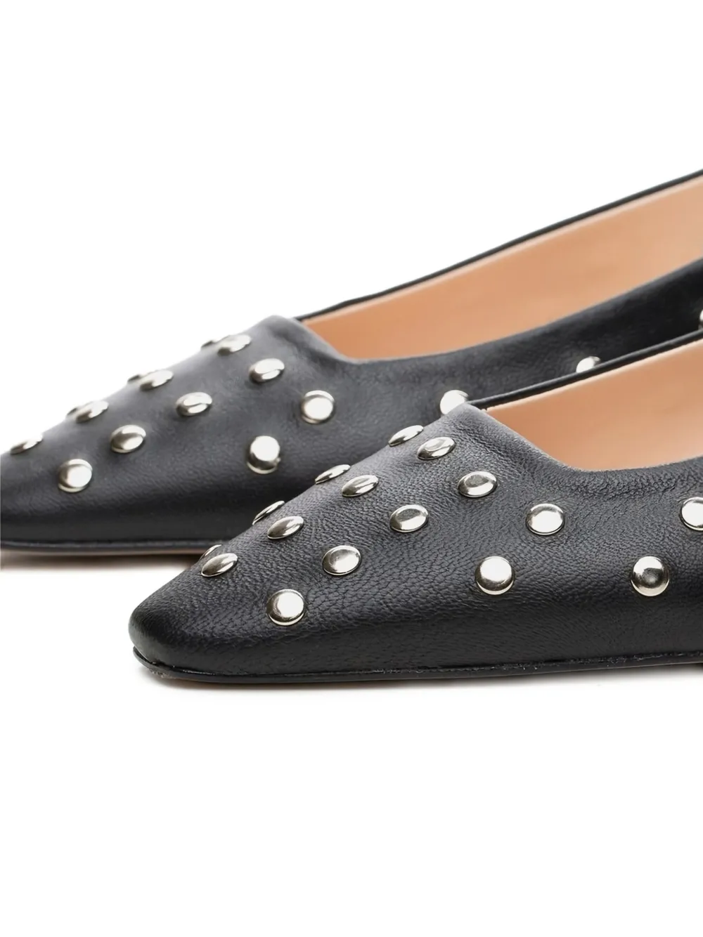 Poche Paris studded slingback pumps Black