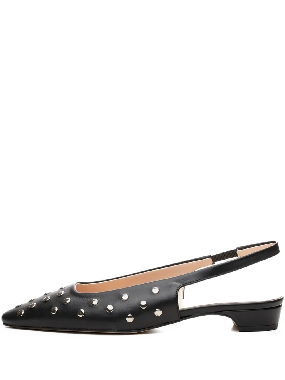 Poche Paris studded slingback pumps | Black | Image 1