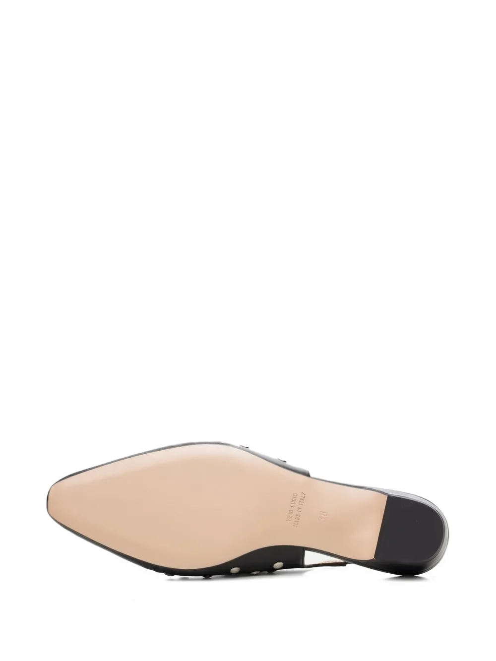 Poche Paris studded slingback pumps Black