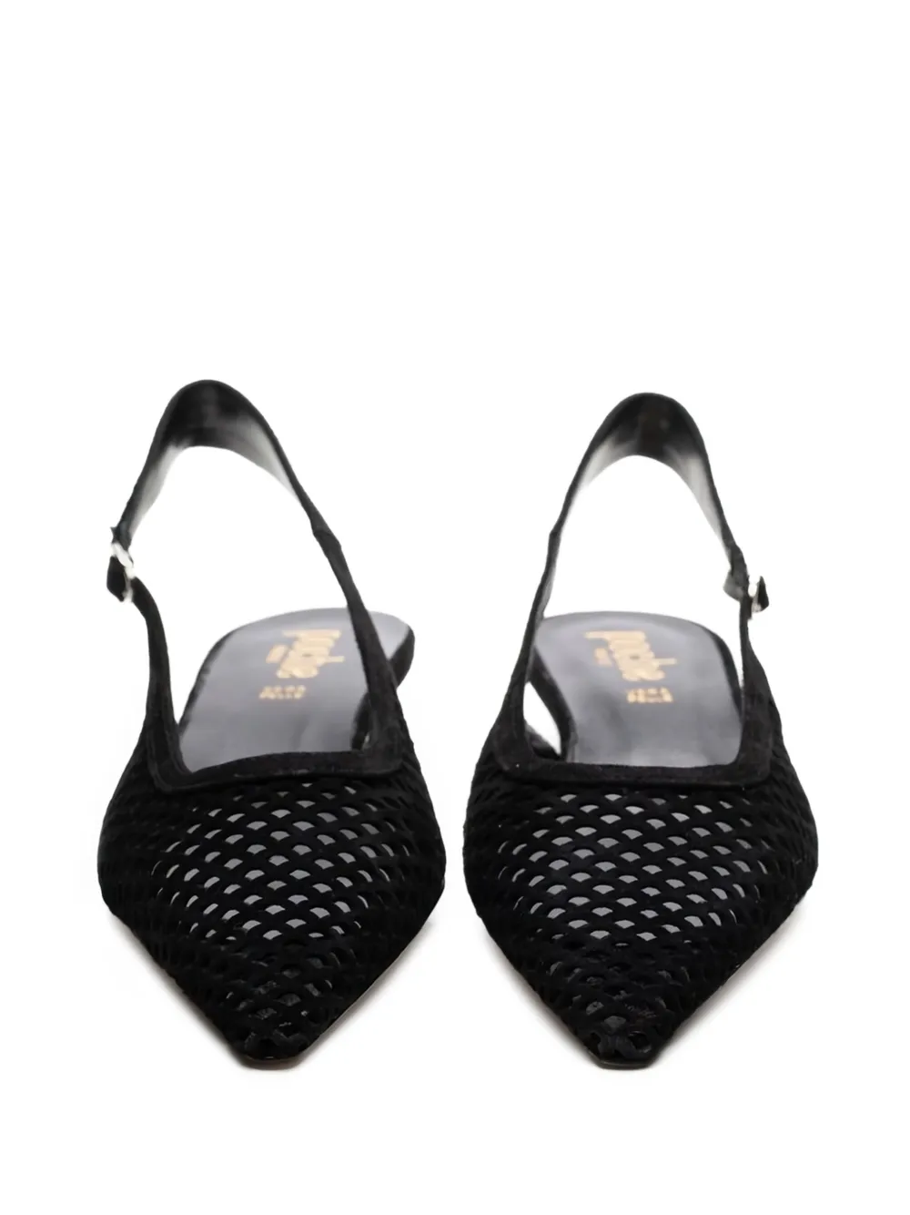 Poche Paris perforated slingback flat pumps | Flat Pumps | Image 2