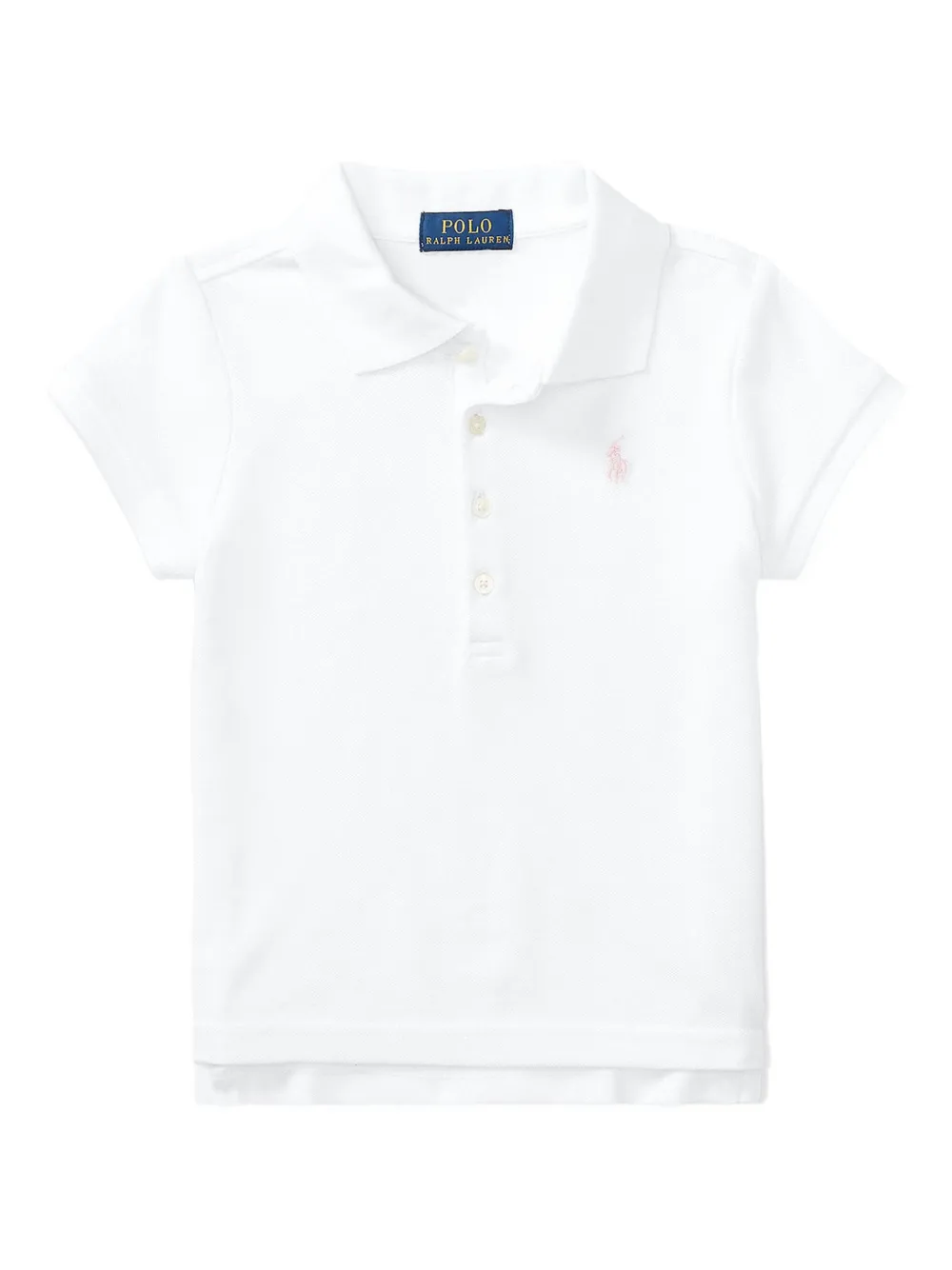 POLO RALPH LAUREN KIDS cotton polo shirt | White | Image 1